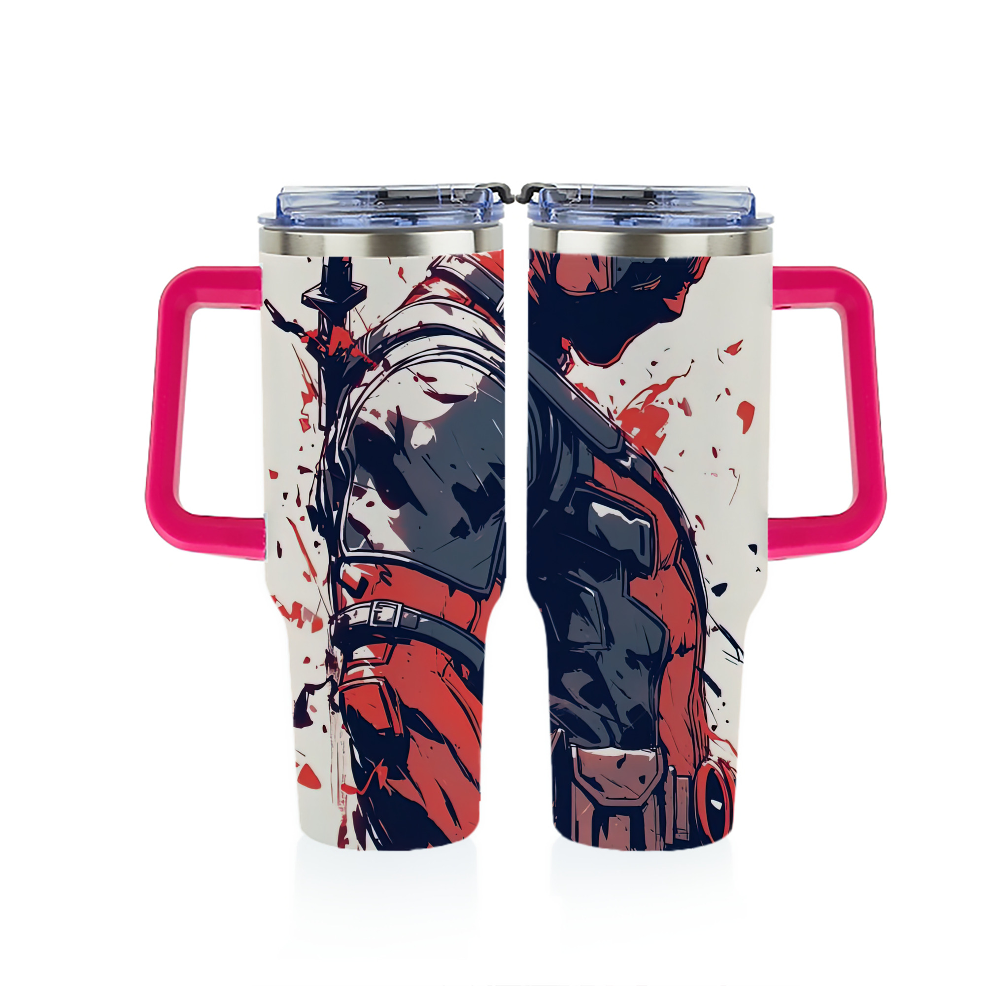（画像用） Deadpool デッドプール 1200ｍLフルプリント車用タンブラー